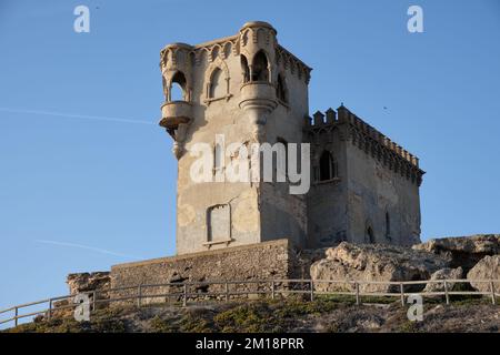 Schloss Santa Catalina, Tarifa, Provinz Cádiz, Spanien. Stockfoto