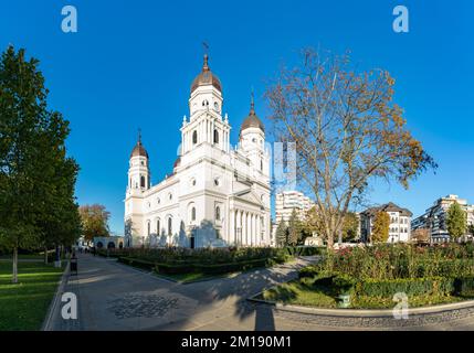 Ein Bild der Metropolitanischen Kathedrale von Iasi. Stockfoto