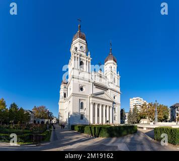 Ein Bild der Metropolitanischen Kathedrale von Iasi. Stockfoto