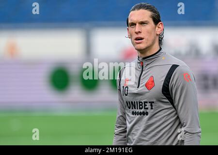 Niederlande. 11.. Dezember 2022. IJMUIDEN, NIEDERLANDE - DEZEMBER 11: Christos Giousis von Telstar während des niederländischen Keukenkampioendivisie-Spiels zwischen Telstar und dem FC Den Bosch im Telstar-Stadion am 11. Dezember 2022 in Ijmuiden, Niederlande (Foto von Kees Kuijt/Orange Pictures). Kredit: Orange Pics BV/Alamy Live News Stockfoto