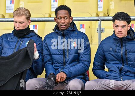 Niederlande. 11.. Dezember 2022. IJMUIDEN, NIEDERLANDE - DEZEMBER 11: Glynor Plet of Telstar während des niederländischen Keukenkampioendivisie-Spiels zwischen Telstar und dem FC Den Bosch im Telstar-Stadion am 11. Dezember 2022 in Ijmuiden, Niederlande (Foto von Kees Kuijt/Orange Pictures). Credit: Orange Pics BV/Alamy Live News Stockfoto