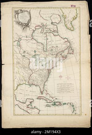 Théatre de la guerre en Amerique, avec les Isles Antilles : projetté et assujettie aux Observations , Nordamerika, Geschichte, Revolution, 1775-1783, Karten, frühe Werke bis 1800, USA, Geschichte, Revolution, 1775-1783, Karten, frühe Werke bis 1800, Kanada, Karten, frühe Werke bis 1800, Antillen, Greater, Karten, frühe Werke bis 1800 Norman B. Leventhal Map Center Collection Stockfoto