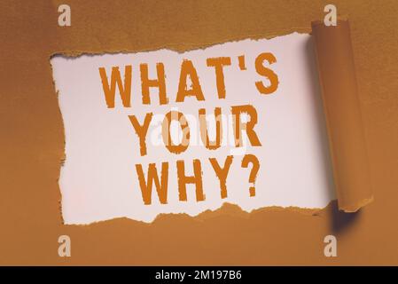 Schreiben mit Text Was ist Ihre Warum-Frage? Die Geschäftsidee war verärgert und frustriert, weil sie verwirrt war und Rätsel aufwarf Stockfoto