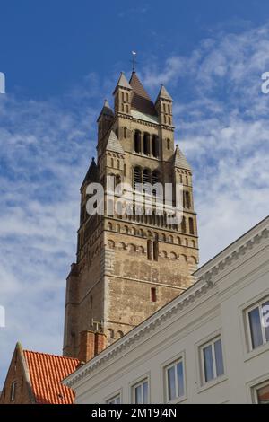 Die Saint-Salvator Kathedrale von Brügge in Flandern, Belgien Stockfoto