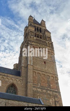 Die Saint-Salvator Kathedrale von Brügge in Flandern, Belgien Stockfoto