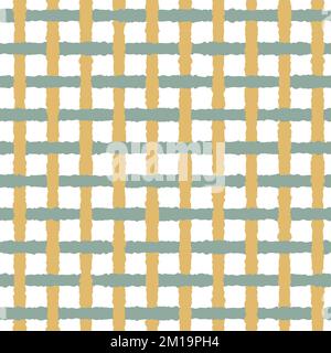 Gelbes und grünes Gittervektormuster Stock Vektor