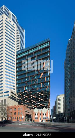 Melbourne, Victoria, Australien - 271 Spring Street Building von John Wardle Architects Stockfoto