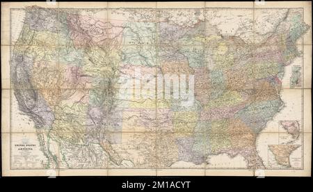 Die Vereinigten Staaten von Amerika in 6 Blättern , Vereinigte Staaten, Karten Norman B. Leventhal Map Center Collection Stockfoto