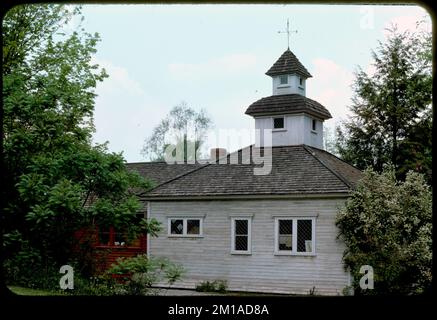 United States Post Office, Deerfield, Massachusetts, Post Offices. Edmund L. Mitchell Kollektion Stockfoto