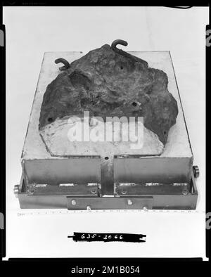 Blick auf Eisenmeterorit, Armories, Ordnance Industrie, Meteoren. Aufzeichnungen der USA Armee Einsatzbereit Stockfoto