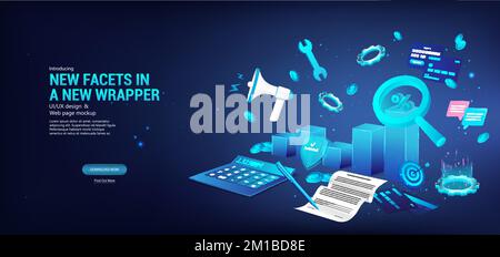 Beratung in der Finanzverwaltung des Unternehmens Stock Vektor