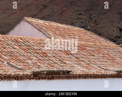 Kathedrale Santa María in Betancuria Fuerteventura, Kanarische Inseln, Spanien Stockfoto