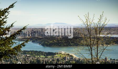 Majestätischer Blick auf Vancouver British Columbia Stockfoto