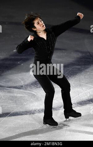 Turin, Italien. 11.. Dezember 2022. Shoma Uno of Japan tritt am vierten Tag des ISU Grand Prix of Figure Skating Final auf der Gala-Ausstellung auf. Kredit: Nicolò Campo/Alamy Live News Stockfoto