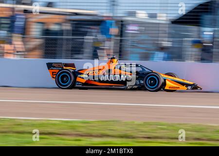 PATO OWARD (5) aus Monterey, Mexiko praktiziert für den Firestone Grand Prix von St. Petersburg in den Straßen von St. Petersburg in St. Petersburg, Florida, USA. Stockfoto