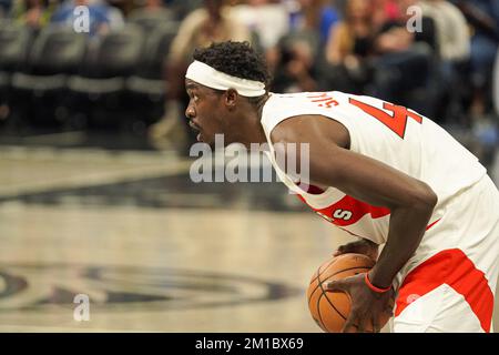 Orlando, Florida, USA, 11. Dezember 2022, Toronto Raptors leitet Pascal Siakam #43 während der ersten Hälfte im Amway Center. (Foto: Marty Jean-Louis/Alamy Live News Stockfoto