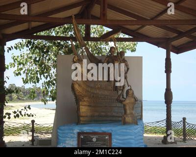 Der Dambakola Patuna ist ein alter Hafen im Norden von Jaffna mit einer langen Geschichte, die bis in die ersten Tage des Buddhismus in Sri Lanka zurückreicht. Stockfoto