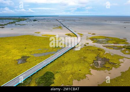 Thale-Noi-Brücke in Phatthalung, Thailand Stockfoto