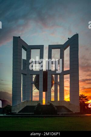 Gedenkstätte für den Befreiungskrieg in Gallamari in Khulna. Stockfoto