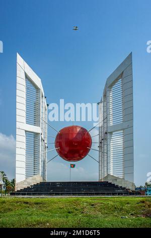 Gedenkstätte für den Befreiungskrieg in Gallamari in Khulna. Stockfoto