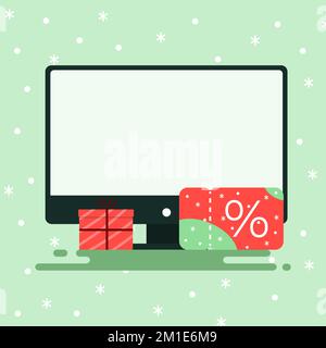 Viele Rabatte und Aktionen verfügbar. Illustration für Online-Shop, Anwendung, Print oder Werbung Stock Vektor