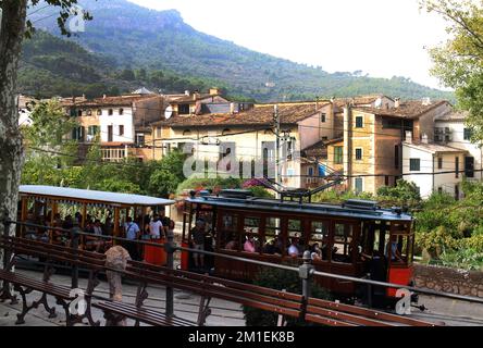 Straßenbahn soller Stockfoto