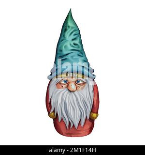 Shy Gnome/Zwarf Fantasy Creature Digital Art By Winters860 Isolated, Background Stockfoto