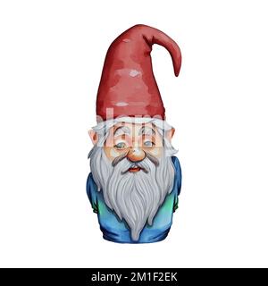 Meh Gnome/Dwarf Fantasy Creature Digital Art By Winters860 Isolated, Background Stockfoto