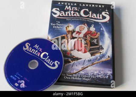 Angela Lansbury spielt 1996 im TV-Musical „Mrs. Santa Claus“, USA Stockfoto