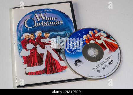 „White Christmas“ ist ein klassischer, traditioneller musikalischer Film aus dem Jahr 1954, der 1982 von Paramount Pictures, USA, auf DVD erneuert wurde Stockfoto