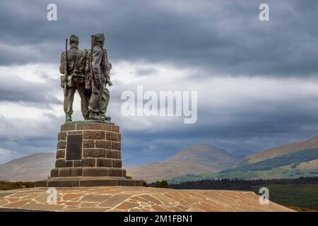 Das Commandos Memorial in Lochaber, Schottland Stockfoto