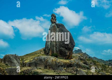 Besuchen Sie Plateau State, Nigeria in Afrika. Heimat des Friedens und Tourismus im Herzen Nigerias gelegen, mit wunderschöner Landschaft und kaltem Wetter. Stockfoto