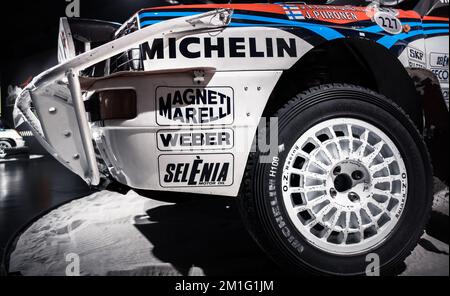 LANCIA DELTA HF INTEGRALE EVOLUZIONE SAFARI - 1992 Stockfoto