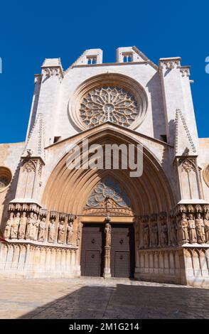 Kathedrale Kathedrale Kathedrale Kathedrale Metropolitana Primada Tarragona Spanien Katalonien Katalanische Stadt Costa Dorada Stockfoto