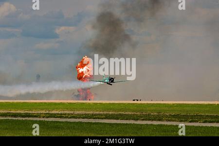 Pearl Harbor Attack Nachstellung am 7 1941. Dezember Stockfoto