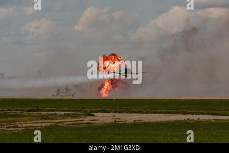 Pearl Harbor Attack Nachstellung am 7 1941. Dezember Stockfoto