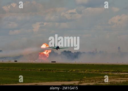 Pearl Harbor Attack Nachstellung am 7 1941. Dezember Stockfoto