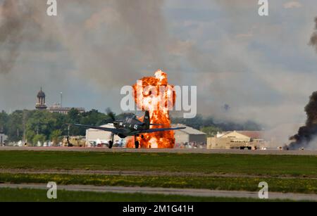 Pearl Harbor Attack Nachstellung am 7 1941. Dezember Stockfoto