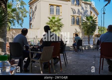 Ein klassisches Café in Marokko Stockfoto