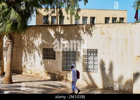 Alte Straße in Marokko Stockfoto