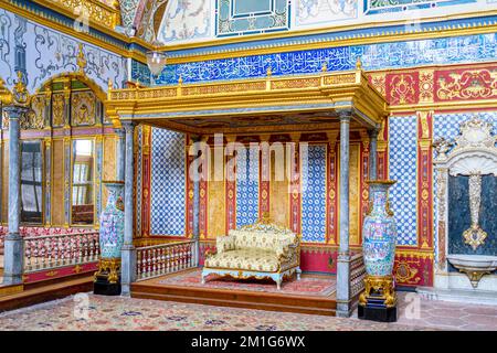 Haremabschnitt des Topkapi-Palastes in Istanbul, Türkei. Stockfoto