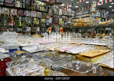 Eindrücke vom traditionellen Markt Souk Waqif in Doha Stockfoto