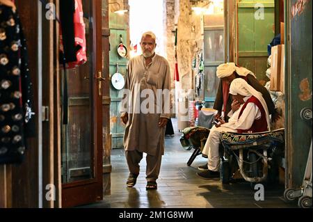 Eindrücke vom traditionellen Markt Souk Waqif in Doha Stockfoto