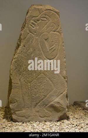 Die Tänzer im Baustellenmuseum von Monte Alban Oaxaca Stockfoto