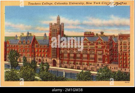 Lehrerhochschule, Columbia University, New York City, Universitäten und Hochschulen, Tichnor Brothers Collection, Postkarten der Vereinigten Staaten Stockfoto