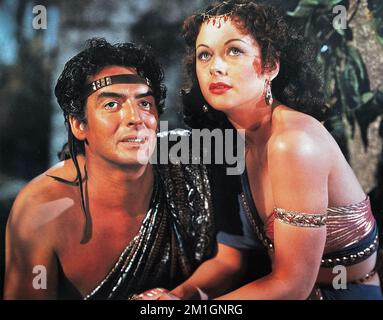 SAMSON UND DELILAH 1949 Paramount Pictures Film mit Hedy Lamarr Und Victor Mature Stockfoto