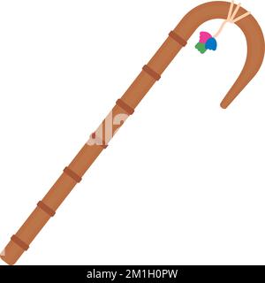 Lohrisches Zuckerrohr-Symbol Stock Vektor