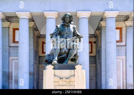 Velazquez Door im Museo del Prado, Madrid, Spanien Stockfoto