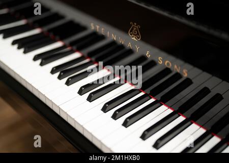 Steinway & Sons Grand Piano Stockfoto