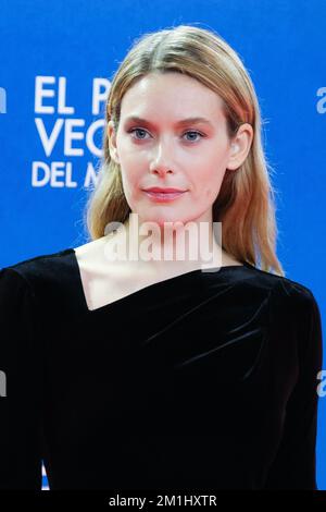 Madrid, Spanien. 12.. Dezember 2022. Rachel Keller besucht die Premiere von „El Peor Vecino Del Mundo“ im Cine Capitol in Madrid. Kredit: SOPA Images Limited/Alamy Live News Stockfoto